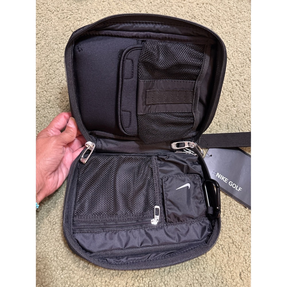 Nike Golf Accessory Pouch Black Trusted Choice National Championship TG0100 NEW - Picture 2 of 6